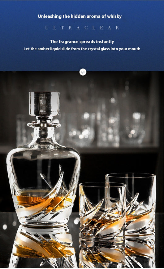 Botella de Whiskey de Cristal Grabada a Mano - Image 16