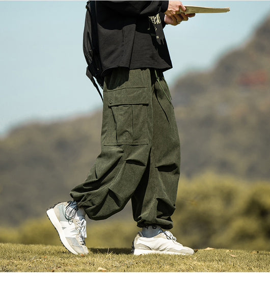 Pantalones de Pana Anchos Casuales para Otoño e Invierno - Image 21