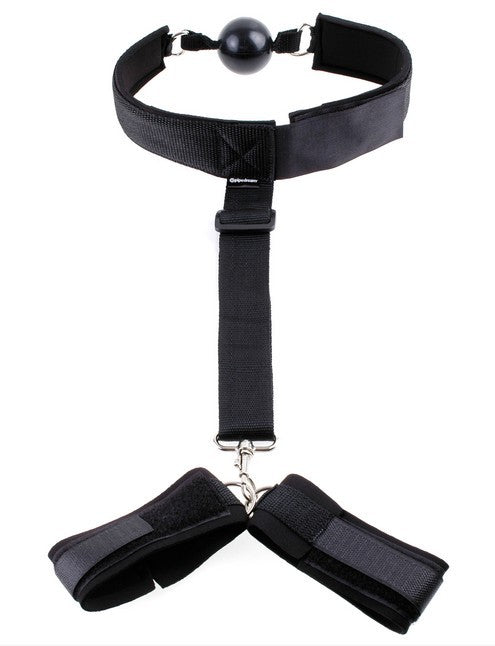Collar y Esposas de Cuero con Hebillas Ajustables para Parejas para uso en Ecuador