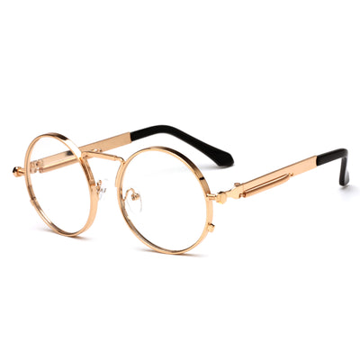 Gafas de Sol Redondas Punk con Resorte para Hombre y Mujer - Image 16