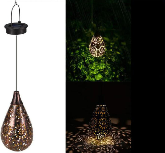 Lámpara Solar de Hierro Forjado para Jardín - Esfera Decorativa - Image 11