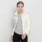 Chaqueta Reductora con Cuello de Pie Slim