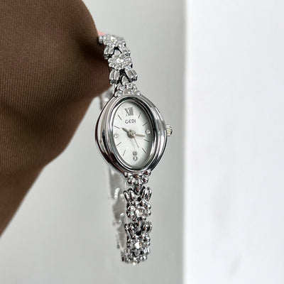 Reloj Compacto Retro de Lujo para Mujer con Diseño Exquisito - Image 4