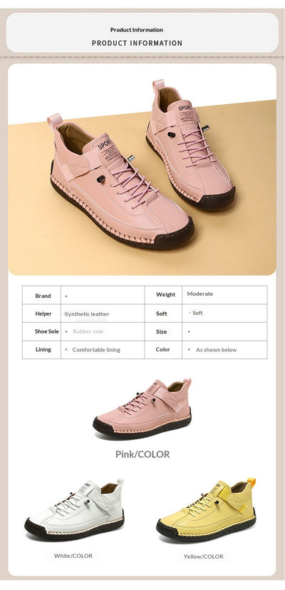 Zapatos Casuales de Otoño-Invierno para Hombre con Suela Plana y Costura a Mano - Image 35