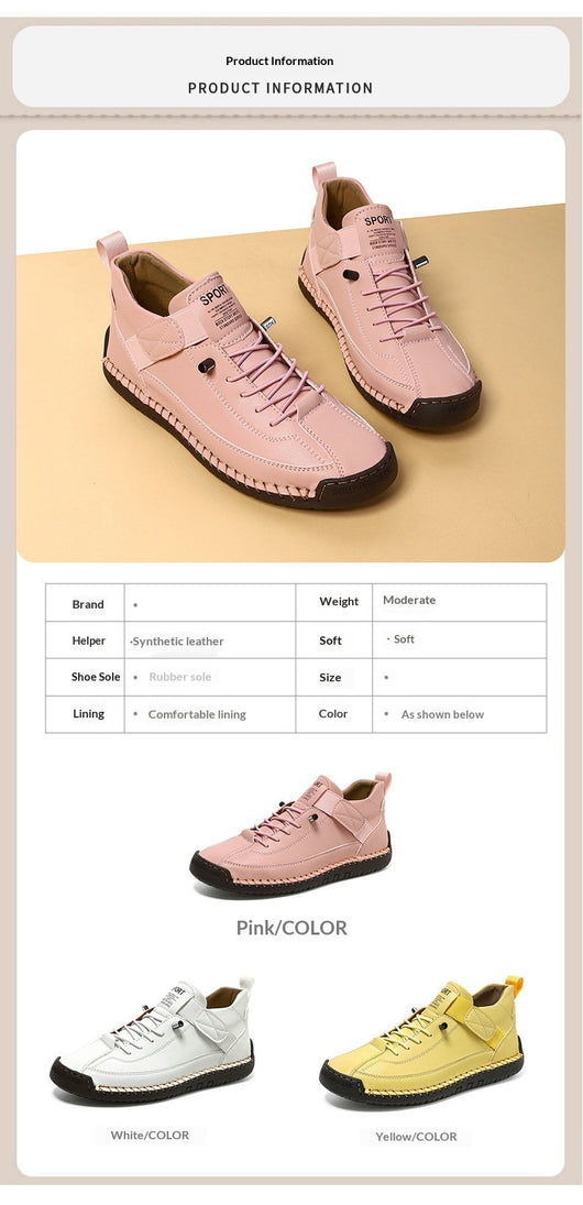 Zapatos Casuales de Otoño-Invierno para Hombre con Suela Plana y Costura a Mano - Image 35