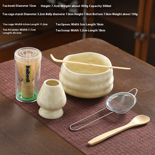 Juego de Té Matcha Kung Fu Estilo Japonés con Acabado Cristalino - Image 20