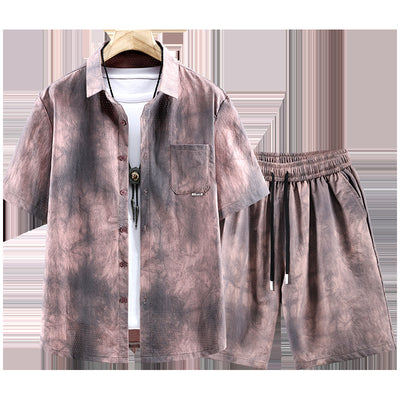Conjunto de Dos Piezas: Camisa y Shorts Holgados Talla Grande - Image 4