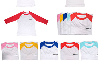 Blusa Térmica Ajustada Otoño-Invierno con Mangas Raglan Contraste - Image 16