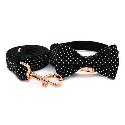 Collar Correa para Perro con Lunares Negro - Image 11