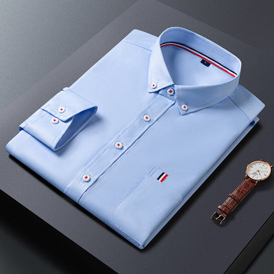 Camisa Casual Elegante para Hombre - Estilo Business Profesional - Image 9