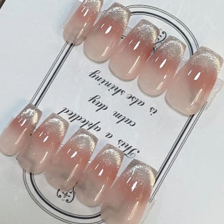 Uñas Postizas Efecto Ojo de Gato Artesanales para Mujer - Image 14