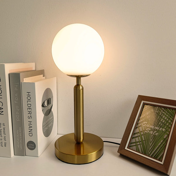 Lámpara de Mesita Moderna para Dormitorio - Luz Cálida y Acogedora