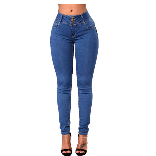 Pantalón Vaquero Cintura Alta Reductor de Caderas con Ajuste Slim - Image 5