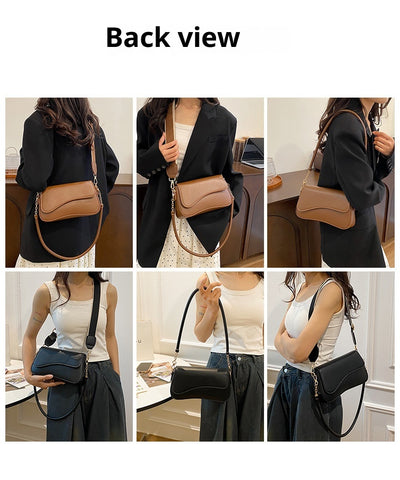 Bolso Retro Bandolera para Mujer con Compartimento Axilar - Image 16