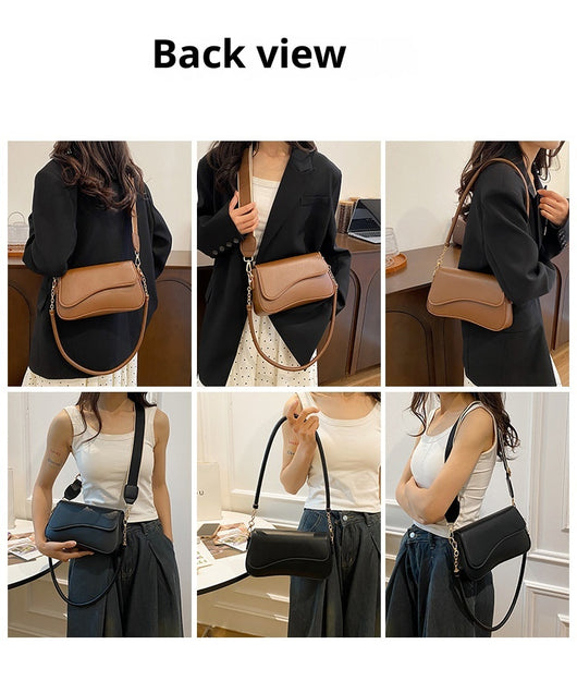 Bolso Retro Bandolera para Mujer con Compartimento Axilar - Image 16