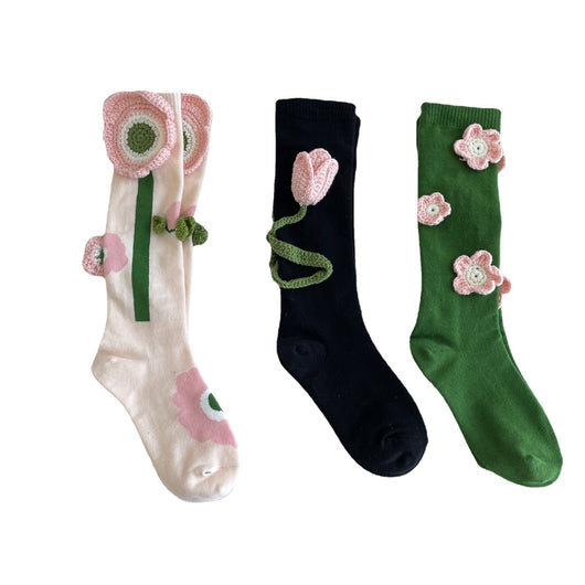 Calcetines Largos Tulipán para Mujer - Otoño e Invierno - Image 13