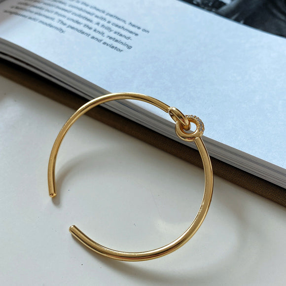 Pulsera Eslabones Entrelazados en Plata 925 Estilo Coreano