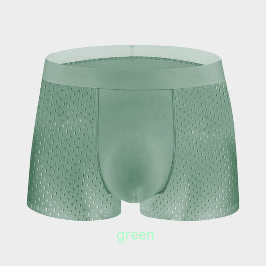 Bóxers de Malla Translúcida y Seda de Hielo para Hombre - Image 8