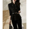 Blazer Doble Abotonado Elegancia Francesa con Efecto Tridimensional para Mujer
