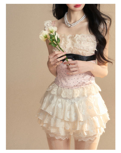 Blusa de Encaje Elegante Hombros Descubiertos - Image 14