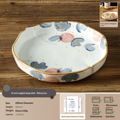 Plato de Cerámica Artesanal Pintado a Mano - Diseño Gourmet para Hogar y Restaurantes - Image 8