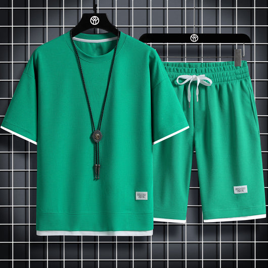 Conjunto Deportivo de Verano para Hombre - Camiseta y Pantalones Casuales - Image 13