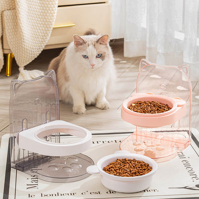 Comedero Elevado para Gatos con Protección de Cuello y Control de Derrames - Image 6