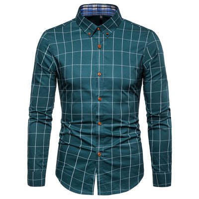Camisa Estampado Floral Slim Fit Manga Larga para Hombre - Image 5
