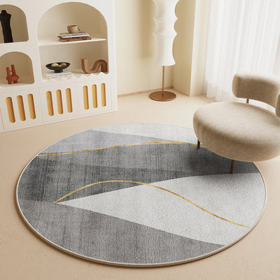 Silla Giratoria de Estudio con Tapete Redondo Absorbente y Antideslizante - Image 21