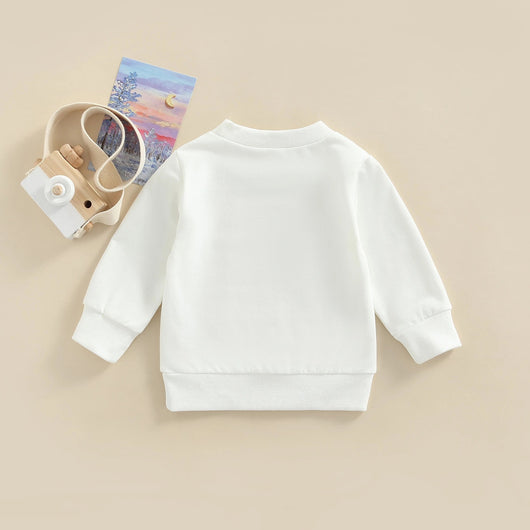 Conjunto Base de Suéter Estampado Alfabeto para Niña - Image 12