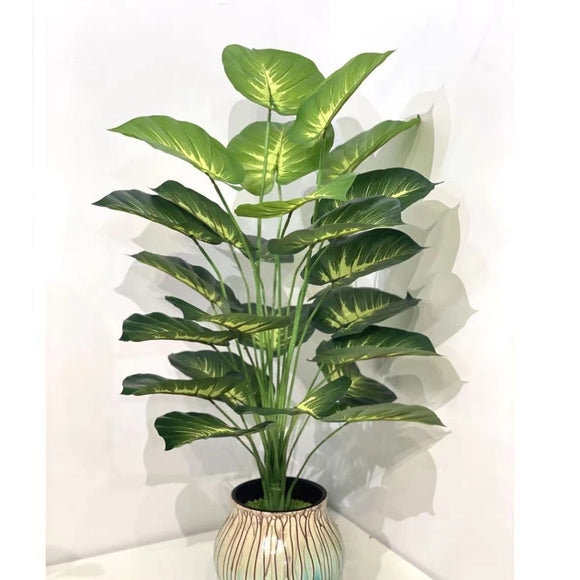 Planta Artificial Decorativa Tortuga - 12-24 Cabezas Verdes para Pared y Jardín