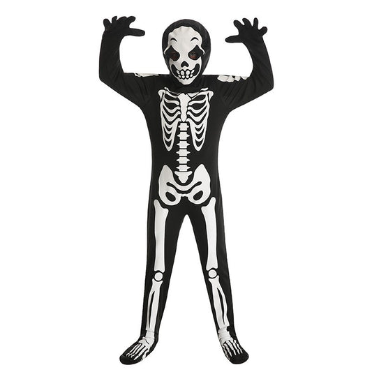 Disfraz Infantil Calavera Fantasma Blanco - Traje de Cosplay Óseo - Image 2
