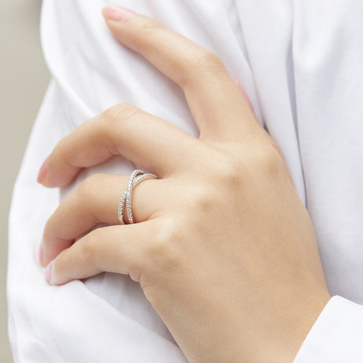 Anillo de Plata Esterlina 925 para Mujer - Lujo Asequible con Diseño Europeo