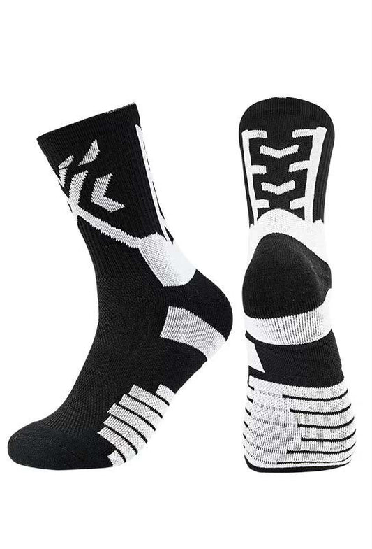 Calcetines Deportivos de Baloncesto Tubo Alto con Refuerzo Acolchado - Image 2