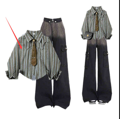 Conjunto Casual Degradado para Hombre - Camisa y Pantalón - Image 5