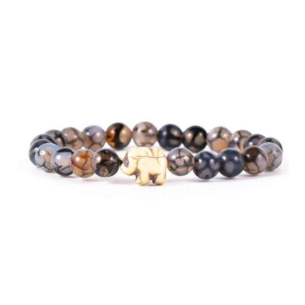 Pulsera de Chakras con Cuentas Volcánicas 8MM - Energía y Equilibrio Yoga