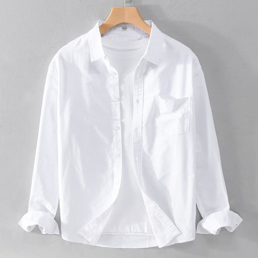 Camisa Infantil Manga Larga Blanca - Abrigo Versátil Primavera y Otoño - Image 6