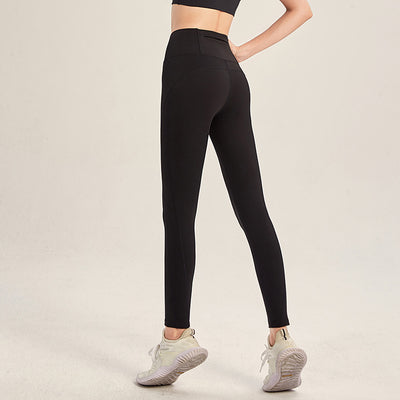 Pantalones Yoga Cintura Alta con Bolsillos y Levantacaderas - Secado Rápido - Image 4