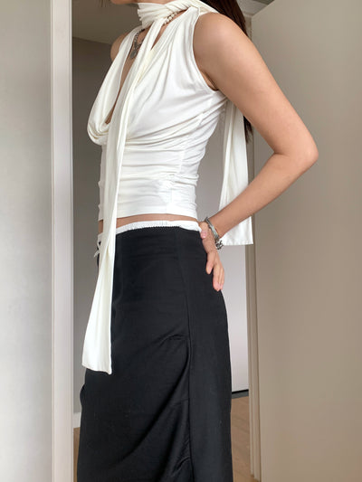 Blusa Halter Escotada con Tirantes Finos - Chaleco Veraniego Elegante - Image 15