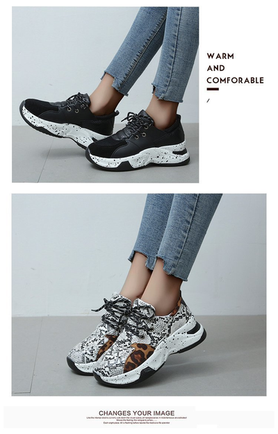 Zapatillas Deportivas Estampado Leopardo Mujer - Comodidad y Estilo - Image 21