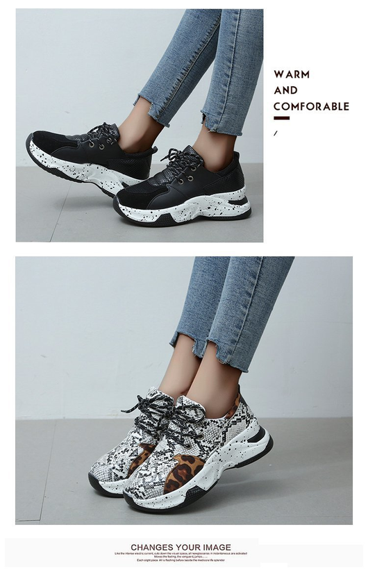 Zapatillas Deportivas Estampado Leopardo Mujer - Comodidad y Estilo - Image 21