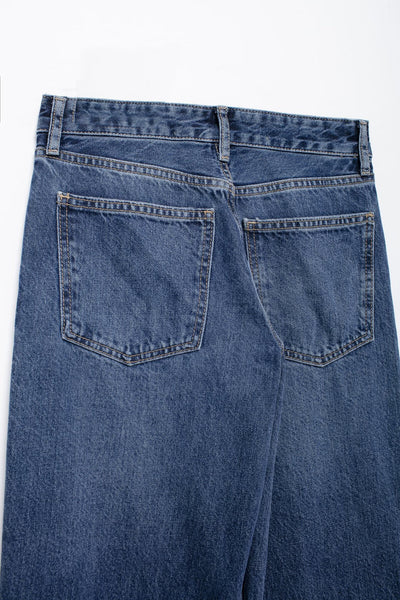 Pantalón Vaquero Cintura Media Pierna Recta Ancho - Image 10