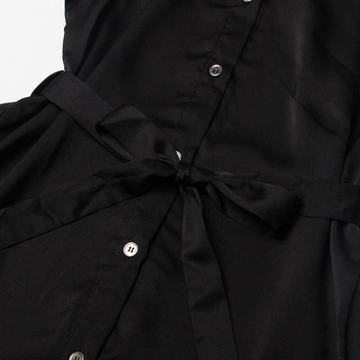 Blusa Ejecutiva de Cuello Mao con Detalles en Contraste - Image 14