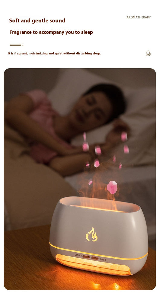 Difusor de Aromaterapia con Efecto Llama y Grano de Madera - Image 15