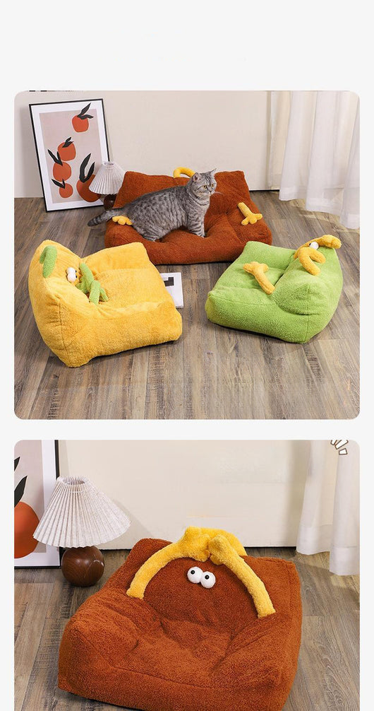 Cama Nido para Mascotas Multicolor - Sofá Cómodo para Gatos y Perros Pequeños y Medianos - Image 15