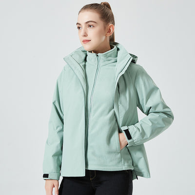 Chaqueta de Montaña 3 en 1 Desmontable Impermeable Unisex - Image 6