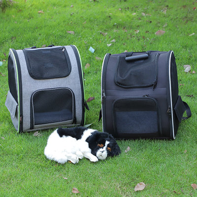 Mochila Transportadora Respirable para Mascotas - Gran Capacidad
