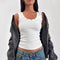 Camiseta Ajustada Picante para Mujer con Tirantes Finos