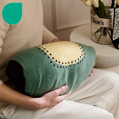 Cojín Decorativo Almohada Tejida Sandía y Aguacate para Sofá - Image 3