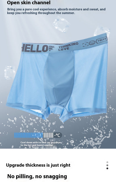 Bóxer de Seda de Hielo para Hombre HELLO - Comodidad Juvenil Premium - Image 23